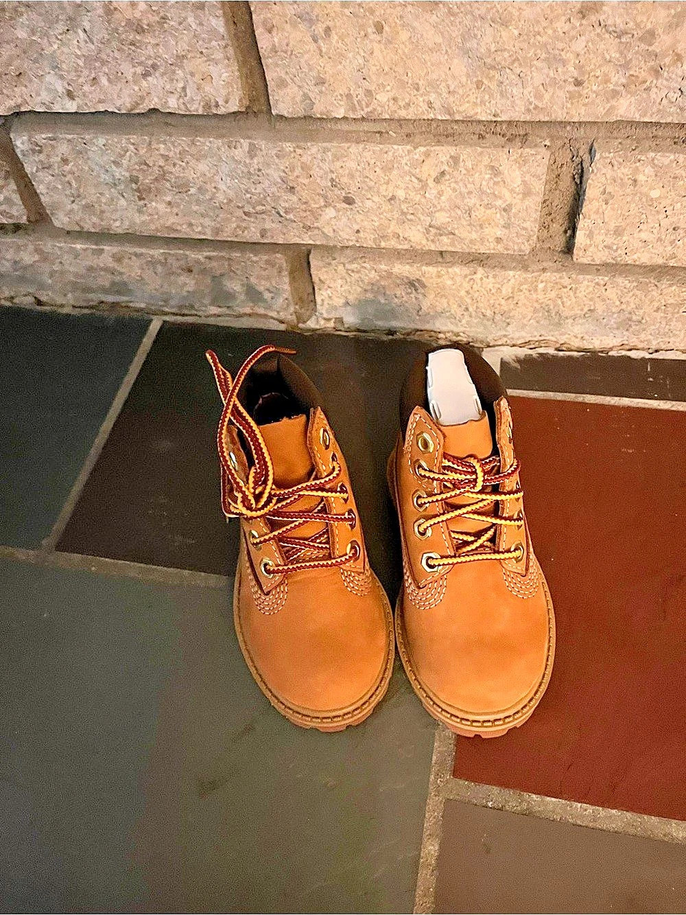 Timberland Premium 6-Inch Waterproof Toddler Boots Wheat Size 5M w/ Box